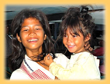 Strassenkinder in Siem Reap